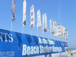 Calendario eventi Matteo Valenti Beach Stadium di Viareggio 2016.